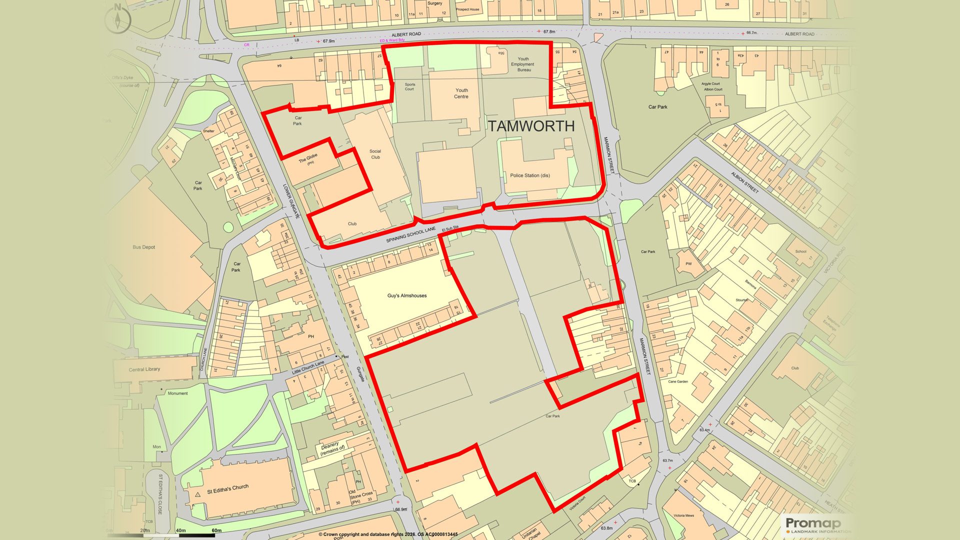 Lower Grungate Site Plan Tamworth